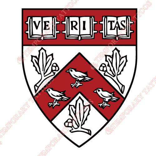 Harvard University Customize Temporary Tattoos Stickers NO.3669